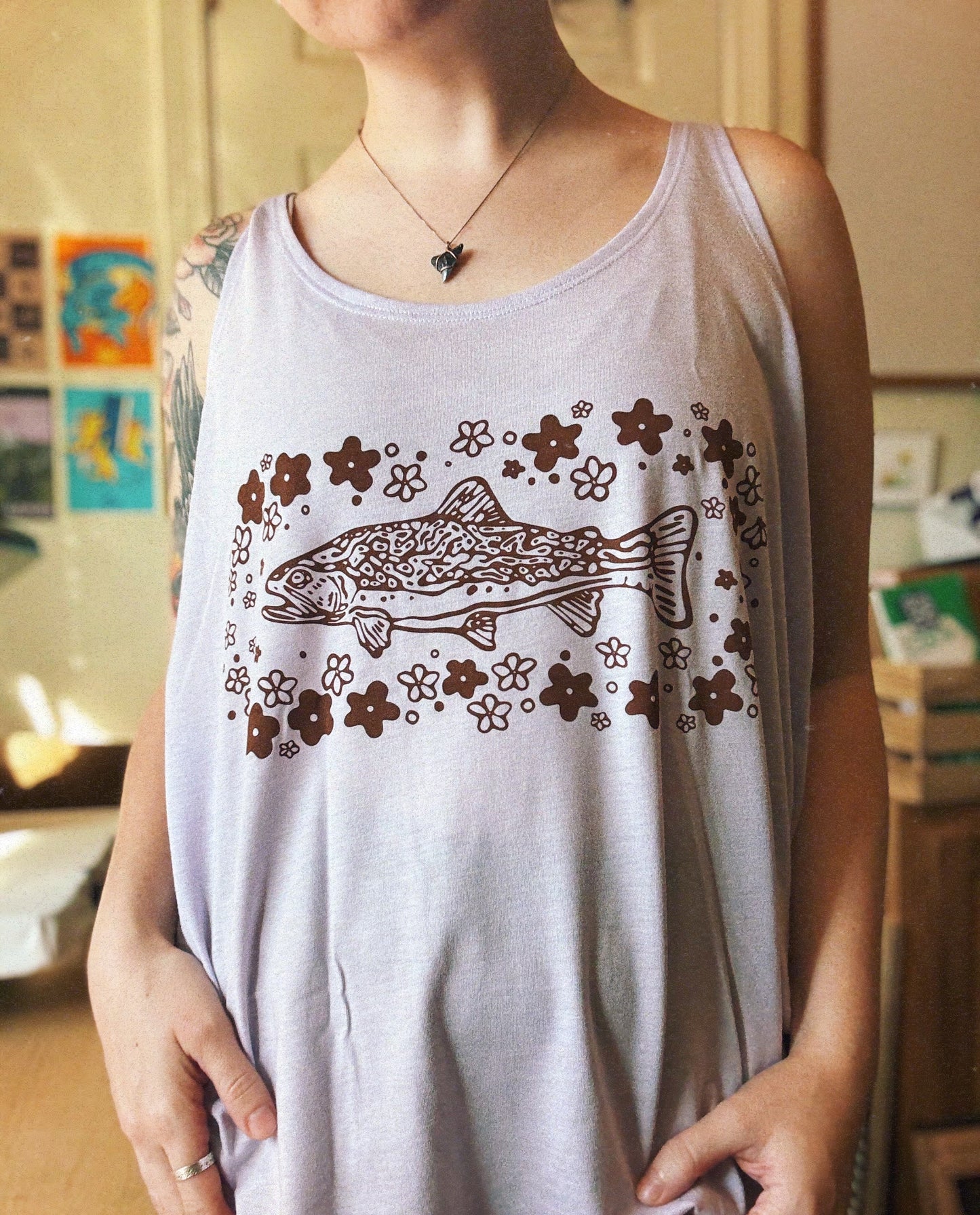 Lavender Trout Blossom Tank