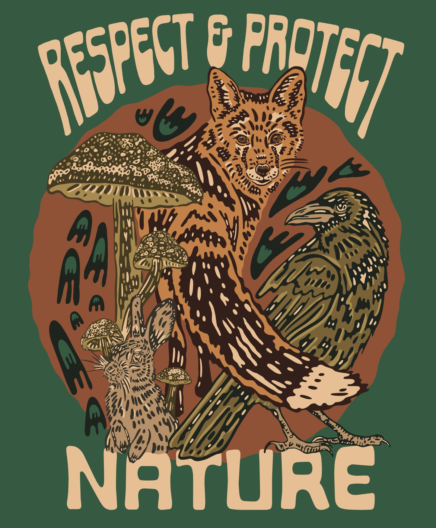 8x10 Respect & Protect Nature