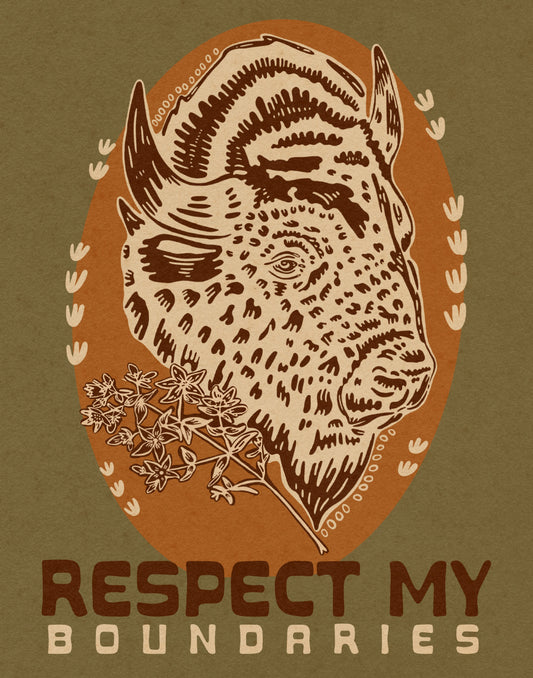 Respect My Boundaries print