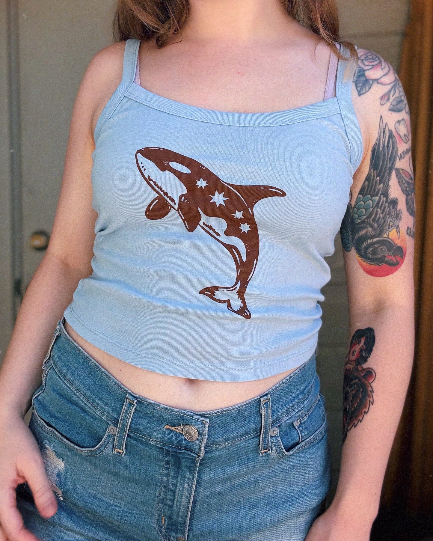 Orca Crop Tank Top