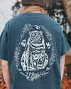 Fireweed Forage bear and huckleberry floral graphic t-shirt on heavyweight Bella Canvas
