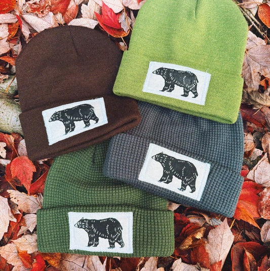 Block printed Critter Cap