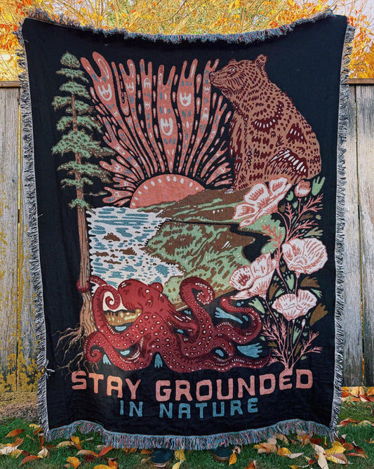 Stay Grounded Woven Blanket