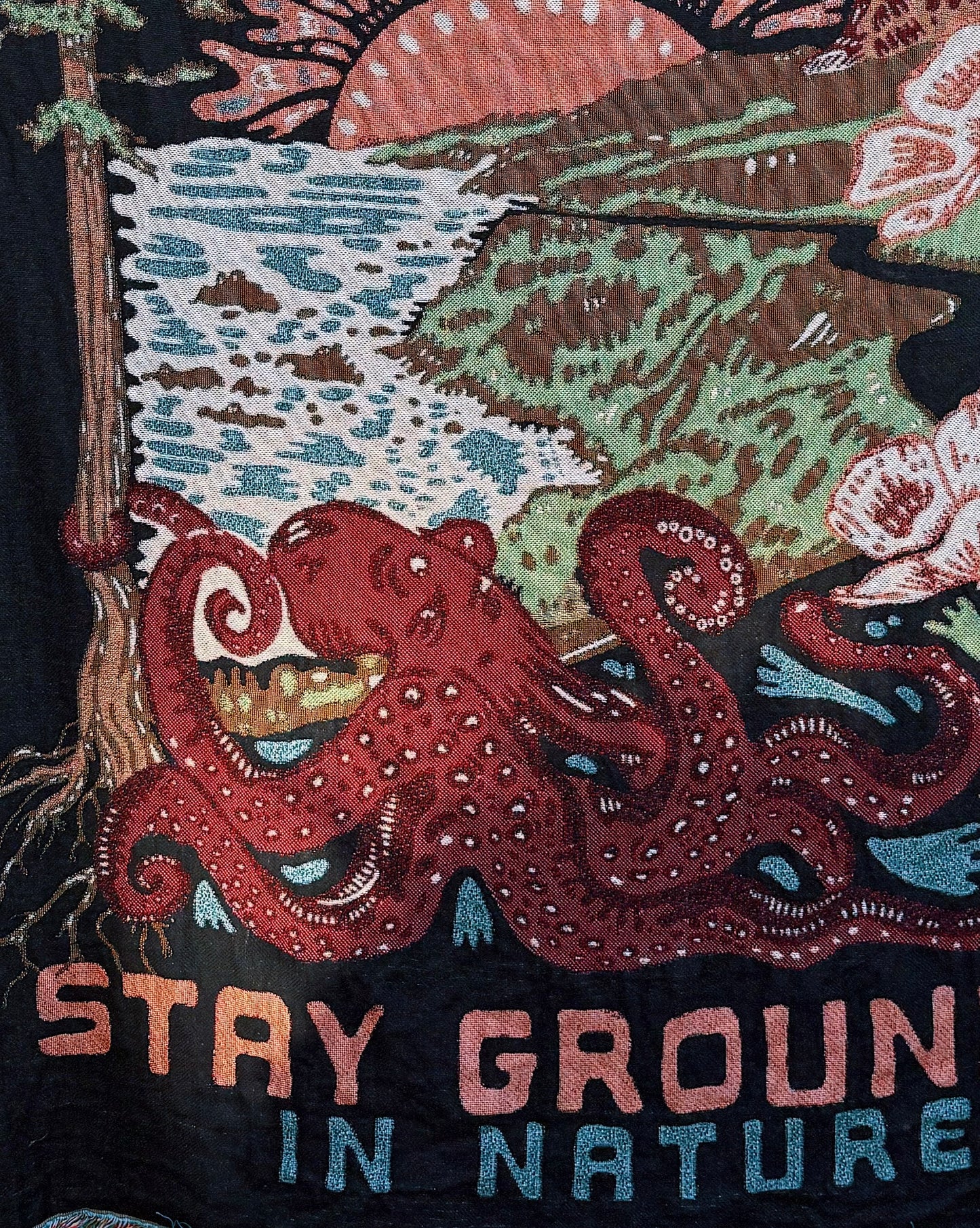 Stay Grounded Woven Blanket