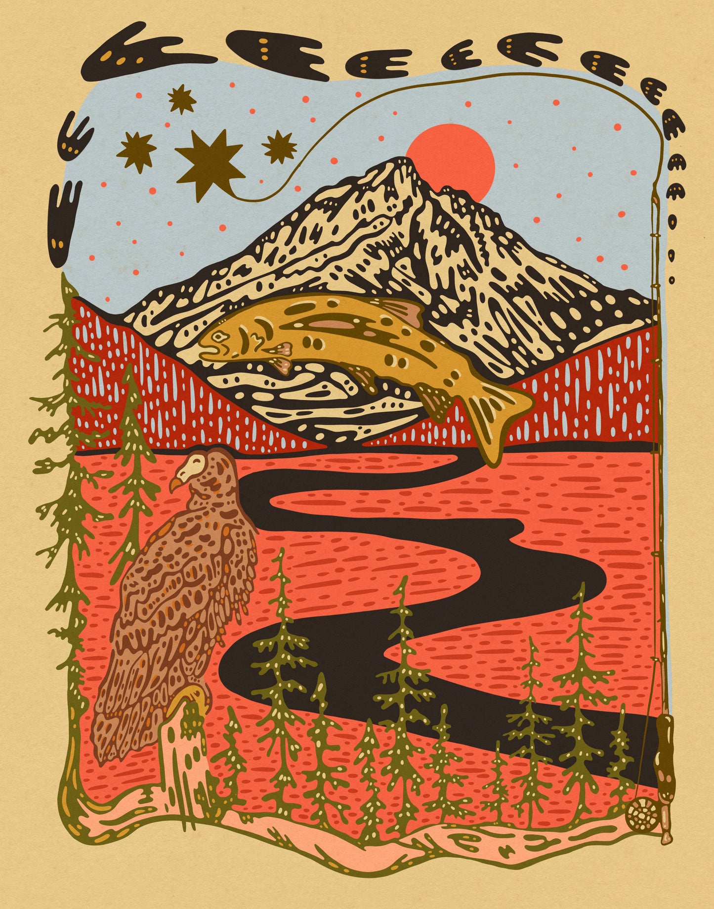 11x14 River Dreams Print