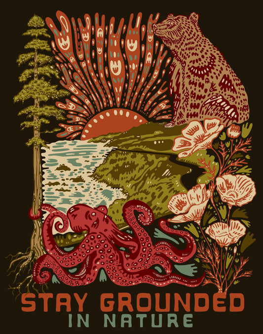 11x14 Stay Grounded Print