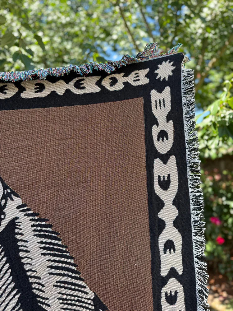 Here Today Gone Tomorrow Woven Blanket | PRE ORDER
